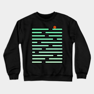 Minimalist plateformes lines kids Crewneck Sweatshirt